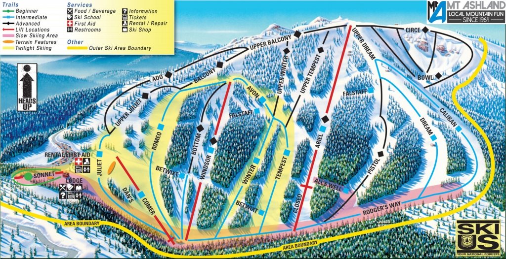 Mount Ashland Ski Resort Lift Ticket Information
