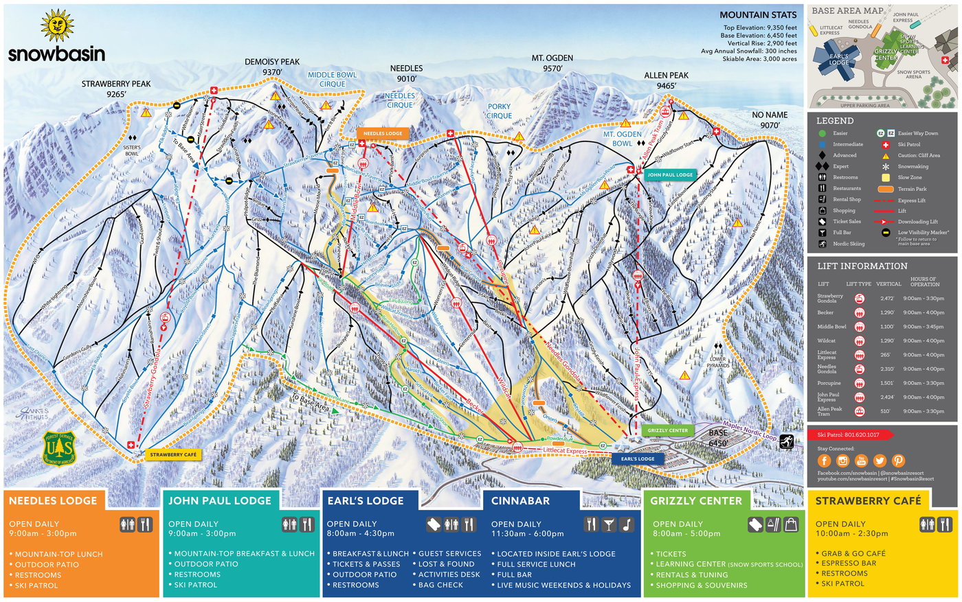 Snowbasin Ski Resort Lift Ticket Information